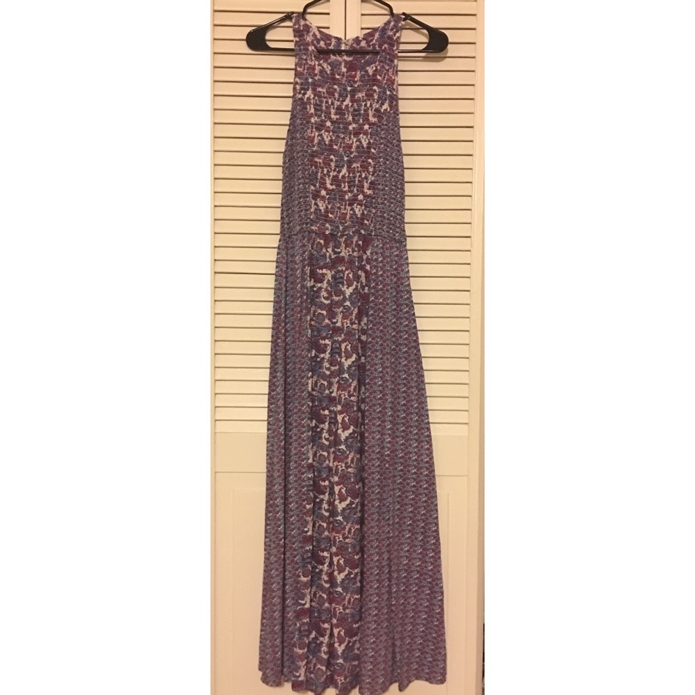 Red White and Blue Maxi Sundress cute buttons!